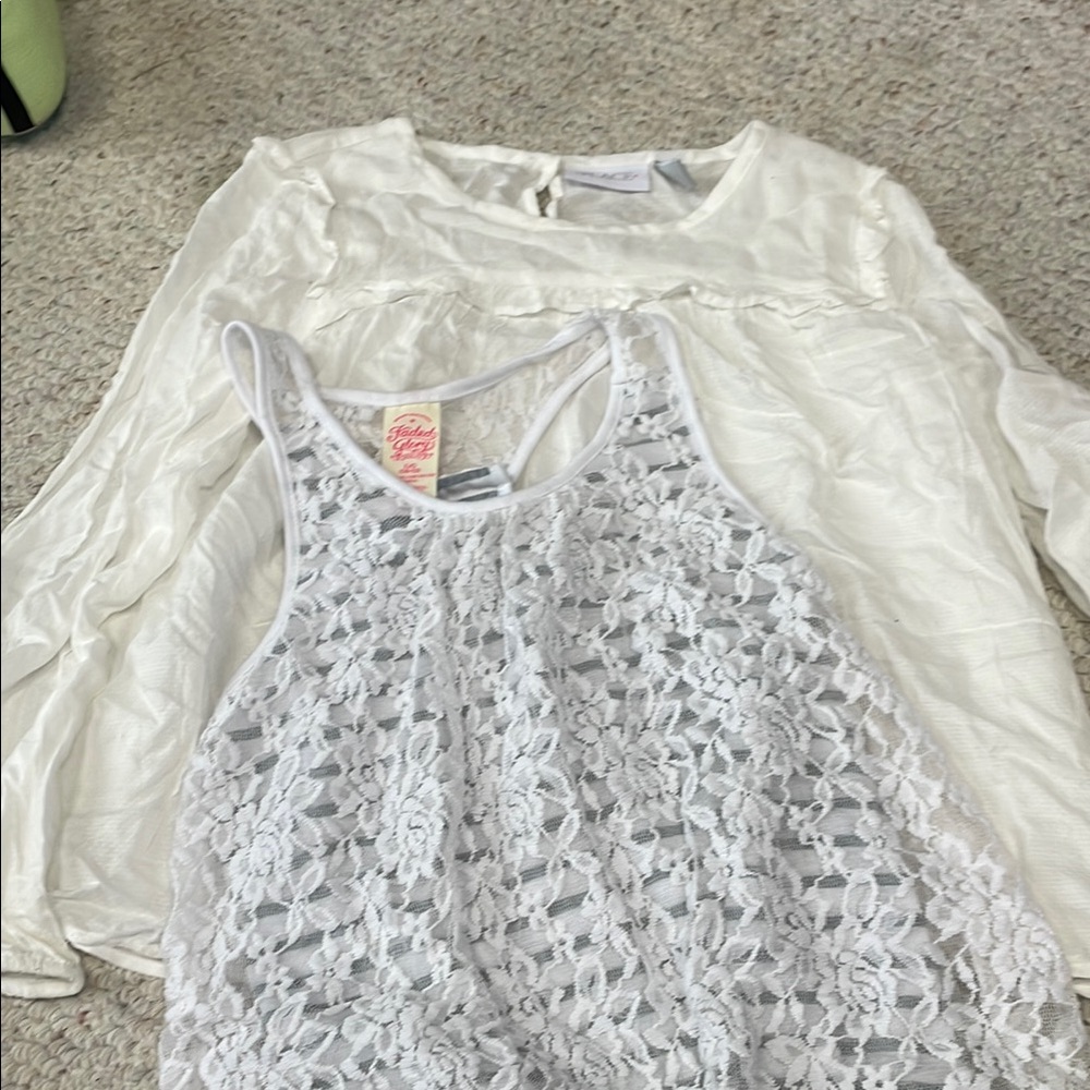 White Lace kids Top